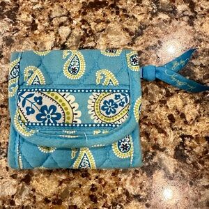 Vera Bradley Blue Paisley Wallet